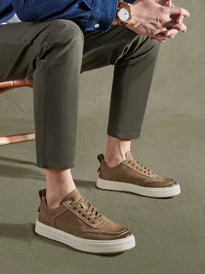 Мужские роскошные модельные туфли, дизайнерские кожаные кружевные топы